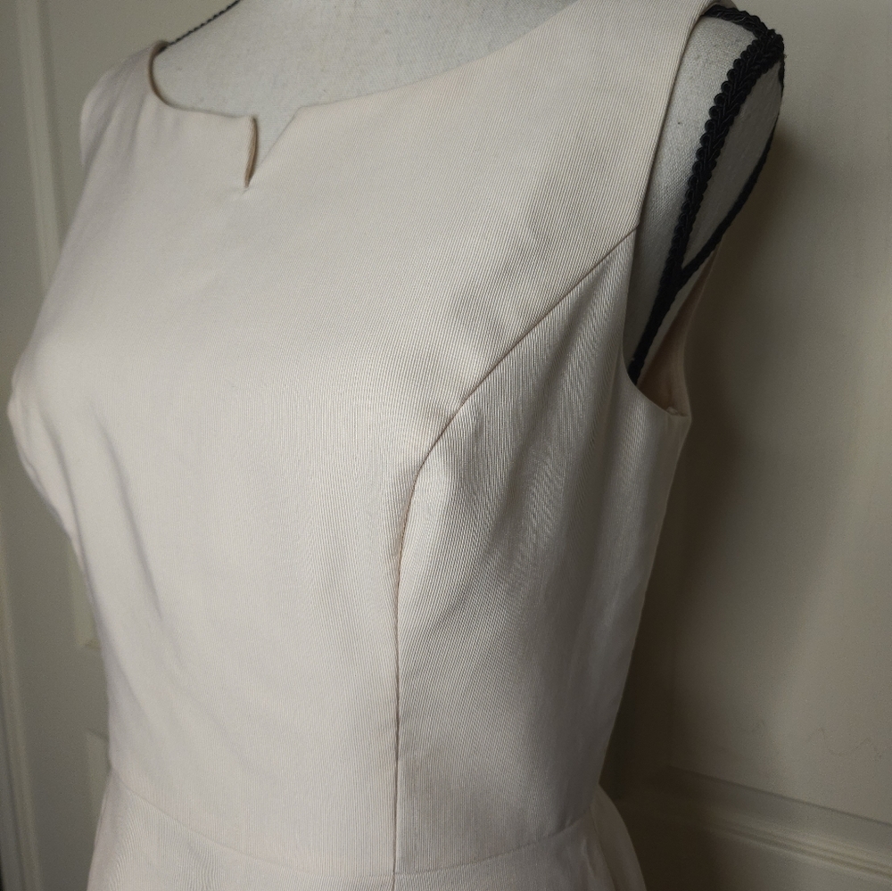 HP!! LIKE NEW Weddington Way Blush Boatneck Sleeveless Knee Length Dress - Picture 4 of 5